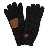 G2-6020a-06 Knitted Lined Gloves - Black