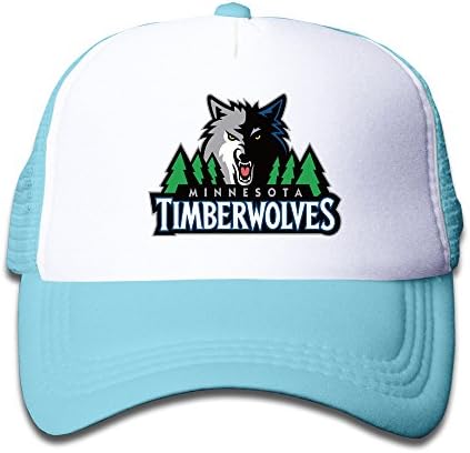 CUG Minnesota Timberwolves Basketball SkyBlue Toddler Kid's Snapback Adjustable Mesh Hat