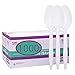 Plastic Palace Pa Disposable Plastic Bulk, Medium Weight & White (Case of 1000) (Tea Spoons), White