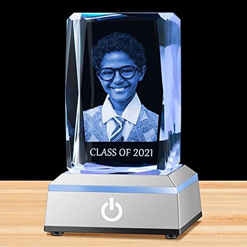 3D Crystal Photo Personalized in Glass Laser Etched ...