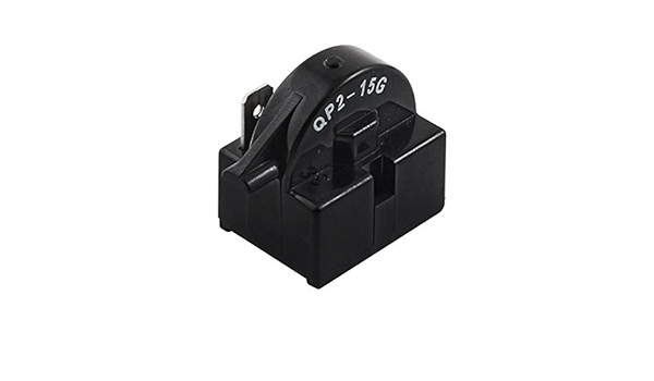 N/A Shell - Refrigerador con un pin PTC relé de arranque QP2-15G 15 ohmios