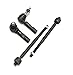 PartsW - 4 Piece Steering Kit for Chrysler 300 2005-2010 Dodge Challenger 2008-2010 Charger 2006-2010 Magnum 2005-2008 RWD Models Inner & Outer Tie Rod Ends
