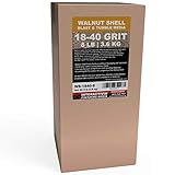 8 lbs or 3.6 kg Ground Walnut Shell Media 18-40