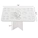 Yaheetech Makeup Brush Tree Brush Dryer Holder Make Up Tool (White)