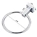 Lonffery Stainless Steel Hand Towel Ring with Towel Hook, Wall Mounted Hand Towel Holder for Bathroom, Washroom, Kitchen, Polished Chrome
