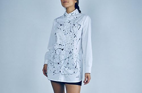 Women's splashed dress shirt by miss frais