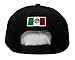 New Era 9fifty Snapback Mexico Hat Cap One Size Fits Most Men (BLACK, 1)