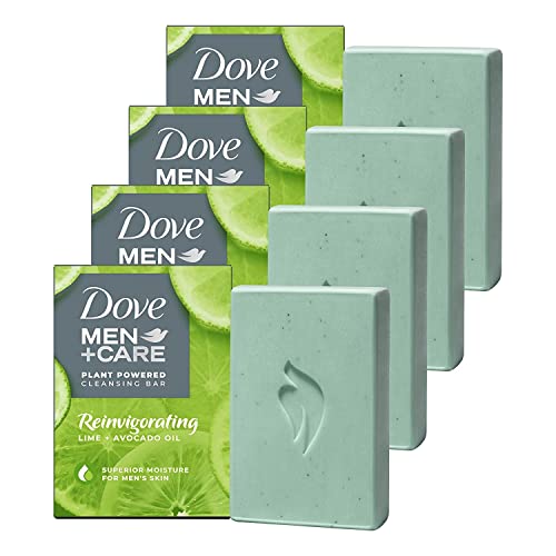 Dove Men+Care PlantPowered Natural Essential Oil Bar Soap Exfoliating