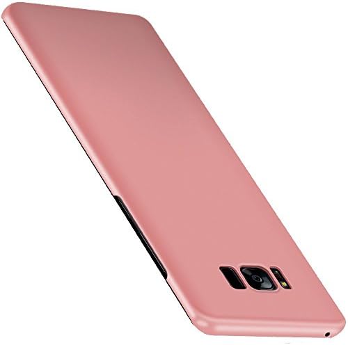 Galaxy S8 Case Ultra Slim [Perfect Fit]Samsung Galaxy S8 Case Anti-Slip Matte Coating Excellent Grip Thin Hard Protective PC Cover for Samsung Galaxy s8-Rose gold