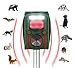 PIGWO Animal Repellent Ultrasonic Outdoor- Solar Powered- Waterproof- Rodent Repeller- Effective & Powerful with Motion Activated -Repel All Pests Animals -Fox,Cat,Dog,Deer,Squirrels,Raccoon & More