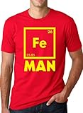 Iron Science T Shirt Funny Chemistry Shirt Periodic Table Tee