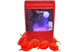 Wicked Reaper Carolina Reaper Peppers – Whole Dried, 5 + 2 Free (7 Total)