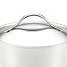 Anolon 77448 Nouvelle Stainless Steel Sauce Pan/Saucepan with Straining and Lid, 3.5 Quart, Silver