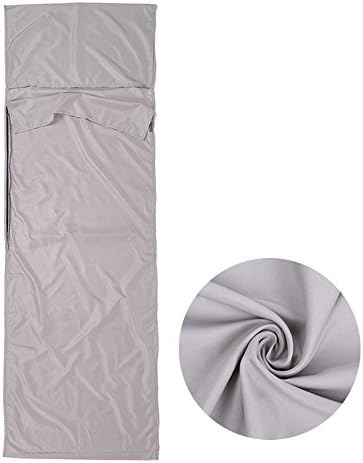 HOAEY Sleeping Bag Liner 100% Cotton Lightweight Backpacking Sheet Sleep Sack for Camping Travel Outdoor Picnic (4 Season) (63 x 87 in)