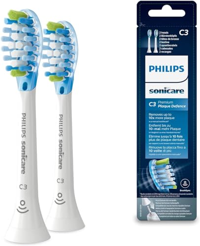 Philips Sonicare Original AdaptiveClean Standard-Schallzahnbürstenköpfe - 2er-Pack in Weiß (Modell HX9042/17)