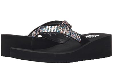 yellow box turquoise flip flops