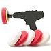 Scumbusting Scrub Pad with Drill Attachment Kit - Clean 5X Faster - Non-Scratch Scrubber for Tile, Sink, Water Spot, Fiberglass Tub, Vinyl Floor - Bathroom Cleaning Accessory - Automatic Spin Scrub primary