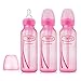 Dr. Brown’s Natural Flow® Anti-Colic Options+™ Narrow Baby Bottles 8 oz/250 mL, with Level 1 Slow Flow Nipple, 3 Pack, 0m+ Pink