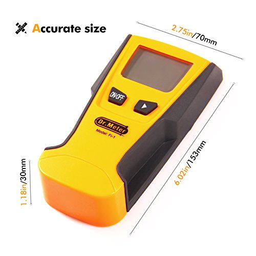 Dr.meter Fi1 Backlight Stud Metal AC Wire Scanner Wall Stud Finder
