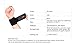 SOCKO 2 PCS 1436 Adjustable Classic Sports Gym Elastic Stretchy Wrist Joint Brace Support Wrap Band - Black One Size