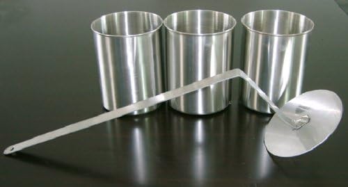 3 Stainless Steel Canisters + Flame Kille Latest Gel Bio Ethanol