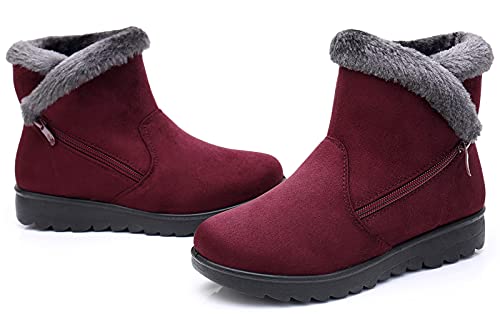 fur lined winter boots