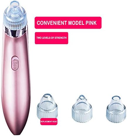 PUDDINGY® Blackhead Remover, Vacuum Sucker Blackhead Remover Peel Extractor Tool Set, Suction Anti Acne Pimple Skin Pore Cleanser Remover Device Tool For Nose Face Blackhead Men Ladies,Pink