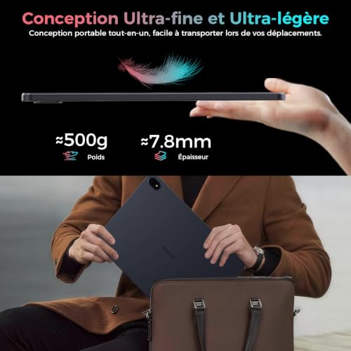 RebotAi 2026 11 Inch Android 16 Tablet with Gemini AI, 32GB RAM + 128GB ROM + 1TB TF, 10000mAh Octa-Core Tablet 1920 x 1200 IPS, Widevine L1/Face Recognition Touch Tablet