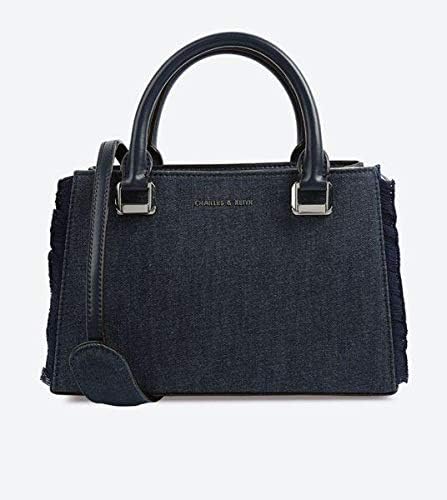 charles and keith denim bag