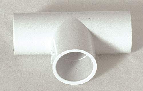 Solvent Weld 21.5mm 90 Degree Overflow Pipe Tee - Pack of 2