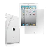 HDE® Clear Screen Protector & Back Protector Skins for iPad 2nd, 3rd, and 4th Generation Tablets