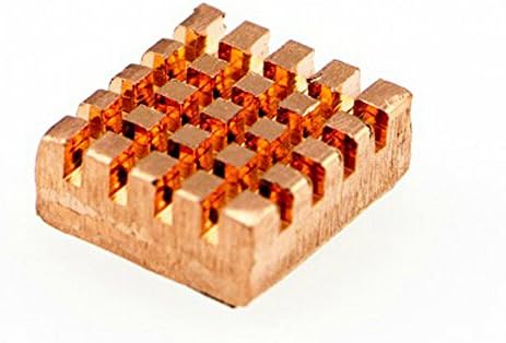 Self-Adhesive Pure Copper Heatsink For Raspberry Pi/It Is Made Of Pure Copper To Increase Heat Dissipation And Transfer For Your Machine Running Cooler In Summer./Collocation Fan, Better Performance