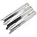 Hisencn 3pack Stainless Heat Plate Shield Tent BBQ Burner Cover Flame Tamer Deflector Diffuser Replacement Parts for Vermont Castings VM400, Jenn-Air JA460, JA580 Gas Grill Models 14 1/2 x 7 1/4 inch
