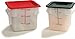 CFS 1073102 StorPlus Square Food Storage Box, Container Only, 4 Quart, White (Pack of 6)