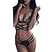 haoricu Bra Set, 2019 Women Solid Lingerie Corset Lace Push Up Vest Top Bra+Pants Set Underwear Suit