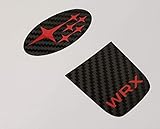 2015-2019 Steering Wheel Decals Compatible with Subaru WRX (Red)