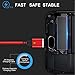 Magnetic USB Type C/L/Micro USB Charger Cable for Android, QC 3.0 Phone Fast Charging Cable with LED, 3 in 1 Adapters Quick Charge Cord Nylon (Red)
