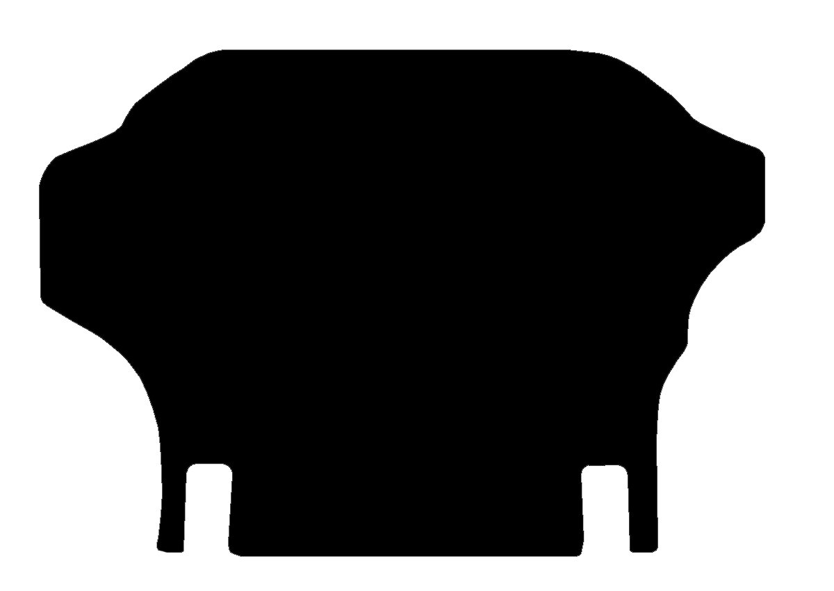 Sakura WW1109 Carpet Boot Mat, Black Trim