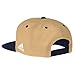 NBA New Orleans Pelicans Men's Team Nation Snapback Hat, One Size, Tan/Navy