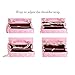 Pinky Family Fashion Kids Toddler Handbags PU Leather Crossbody Bags Gifts for Girls (Pink)