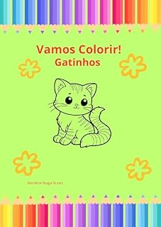 Livro Vamos Colorir!: Gatinhos