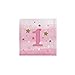 Twinkle Twinkle Little Star 1st Birthday Girl Party Supplies Pack for 16 Guests: Straws, Dessert Plates, Beverage Napkins, Cups