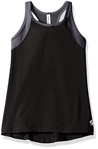 Girls' Big High Neck Track Tank