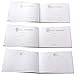 OurWarm 5pcs Wedding Guest Book Set Double Heart Rhinestone Bowknot Ribbon for Rustic Wedding Decorations, Guest Book + Pen set + Flower Basket + Ring Bearer Pillow + Garter White Cover