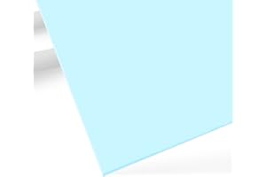 XTOOL SELECTED xTool Acrylic Sheets, Pastel Blue Plexiglass Sheets 1/8 Inch Thick, 3 Packs 12" x 12" Opaque Glossy Acrylic Blanks Plastic Sheet Panels for Laser Cutting & Engraving Home Decor, Crafts, Sign, DIY
