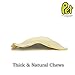 Pet Magasin Natural Rawhide Chips – Premium Long-Lasting Dog Treats with Thick Cut Beef Hides, Processed Without Additives Or Chemicals