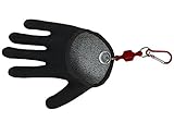 Fishing Glove for Handing Fish Safety with Magnet Release, Fisherman Professional Catch Fish Gloves Cut & Puncture Resistant with Magnetic Hooks Hunting Glove #FF0001