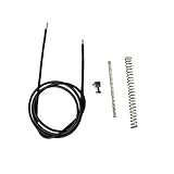 HURI Clutch Cable with Spring Clutch Cable Lock Locker for Motorized Bicycle Bike 49cc 60cc 66cc 80cc 2 Stroke Engine