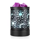 inrorans Sun Moon Star Electric Oil Warmer Black