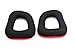 iParaAiluRy New Replacement Earpads Ear Pads Cushions for Logitech G230 G430 G930 G35 F450 Gaming Headphone, Elastic Sponge and PU Leather Black & Red
